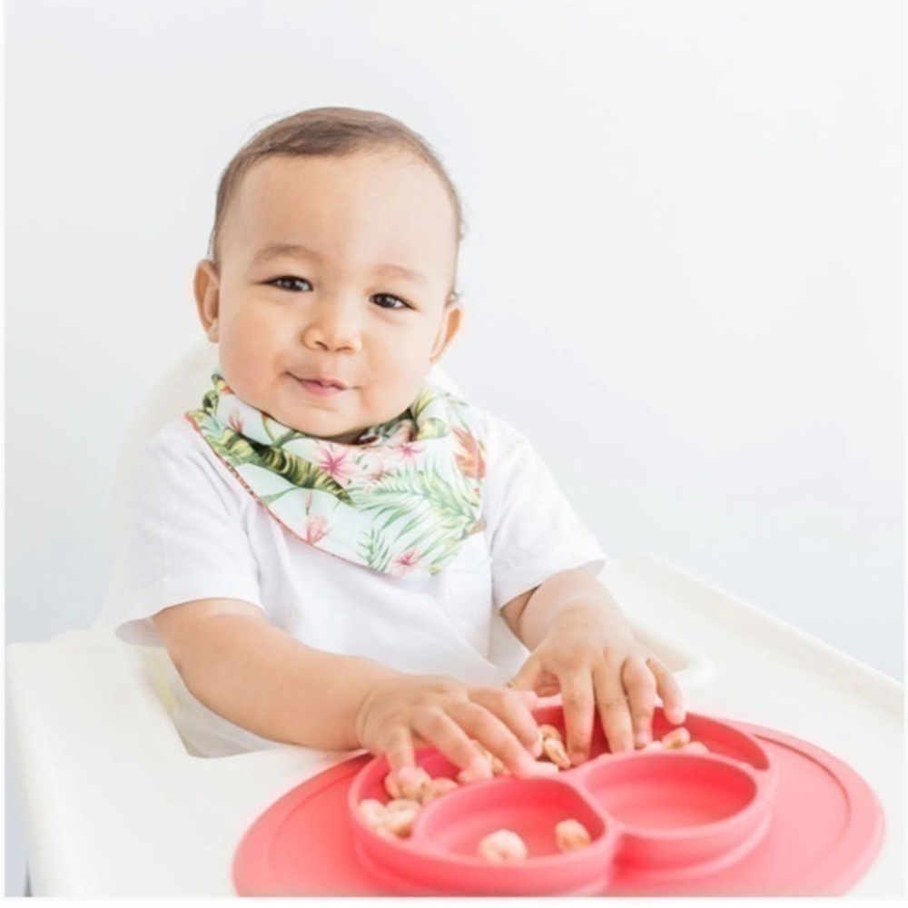 Ezpz mini mat toddler plate that sticks to surface